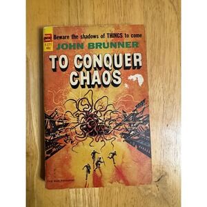 To Conquer Chaos John Brunner Ace Books F 277 1964 Vintage Science Fiction‎